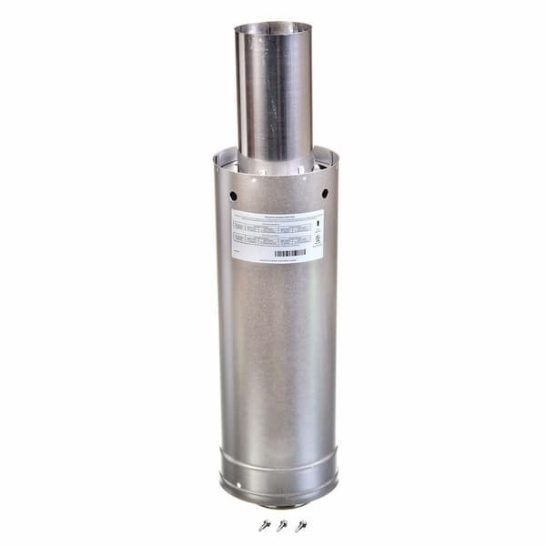 ProTech 3 in. x 5 in. Stainless Steel Horizontal Termination Vent Kit for Indoor Tankless Gas Water Heaters