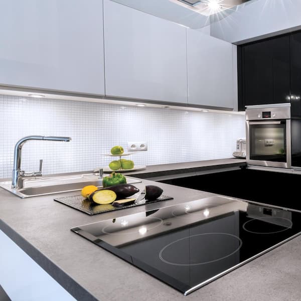 3D Falkirk Retro III 38 in. x 19 in. White Faux Mosaic PVC Decorative Wall Paneling (10-Pack)