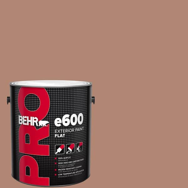 BEHR PRO 1 gal. #220F-5 Light Mocha Flat Exterior Paint