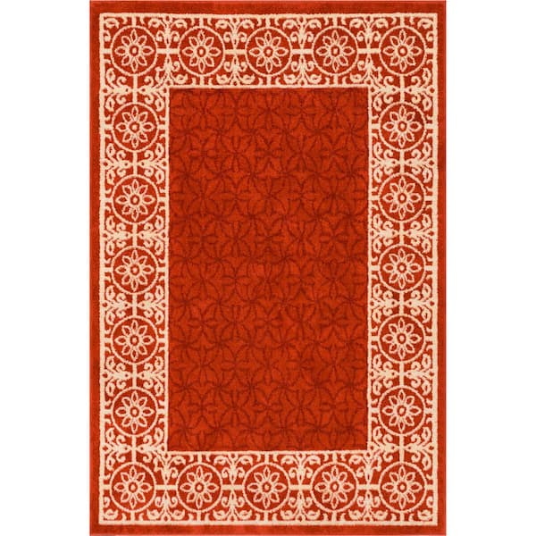 Well Woven Mystic Gabby Modern Geometric Red 9 ft. 3 in. x 12 ft. 3 in. Area Rug