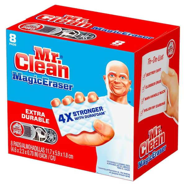 Bộ 8 tấm lau sạch đa năng Magic Eraser Extra Power của Mr. Clean là lựa chọn tuyệt vời cho bạn để đánh bay các vết bẩn khó nhất. Với hiệu quả làm sạch siêu việt và độ bền cao, bạn sẽ có thể sử dụng chúng trong nhiều công việc làm sạch khác nhau trong nhà.