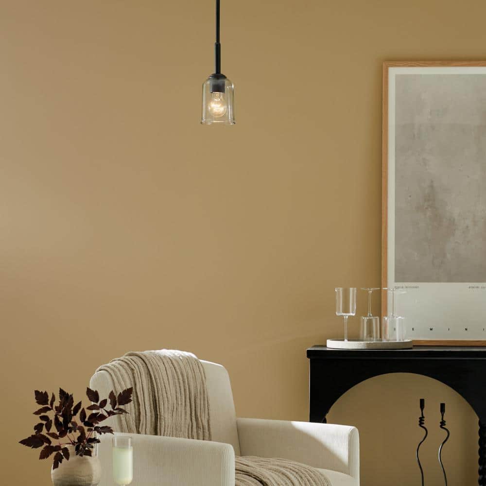 Shailene 1-Light Black Traditional Shaded Kitchen Mini Hanging Pendant Light with Clear Glass price history on PriceWatchPro