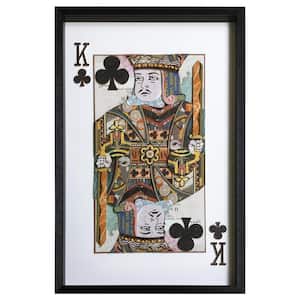 "King of Clubs" by Unknown Artist Framed Wall Art