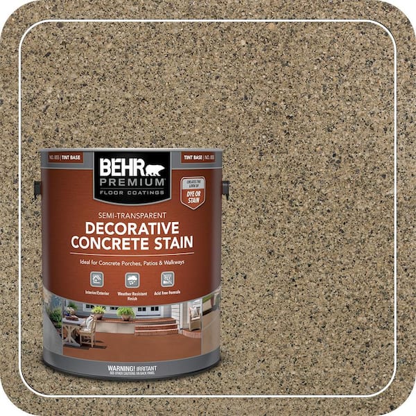 1 gal. #DCS-870 Sand Semi-Transparent Flat Interior/Exterior Decorative Concrete Stain