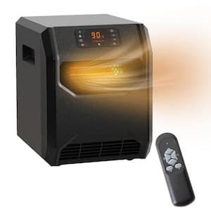 1500-Watt Electric Room Heaters Infrared Quartz Heaters Space Heater for Indoor Use with Thermostat