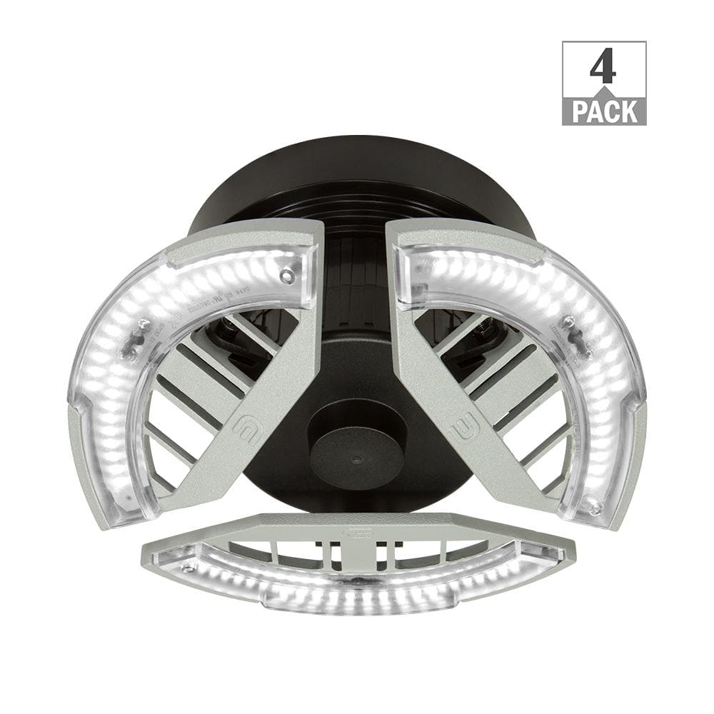 Spin Light 7 in. Three Adjustable Light Heads LED Flush Mount Ceiling Light