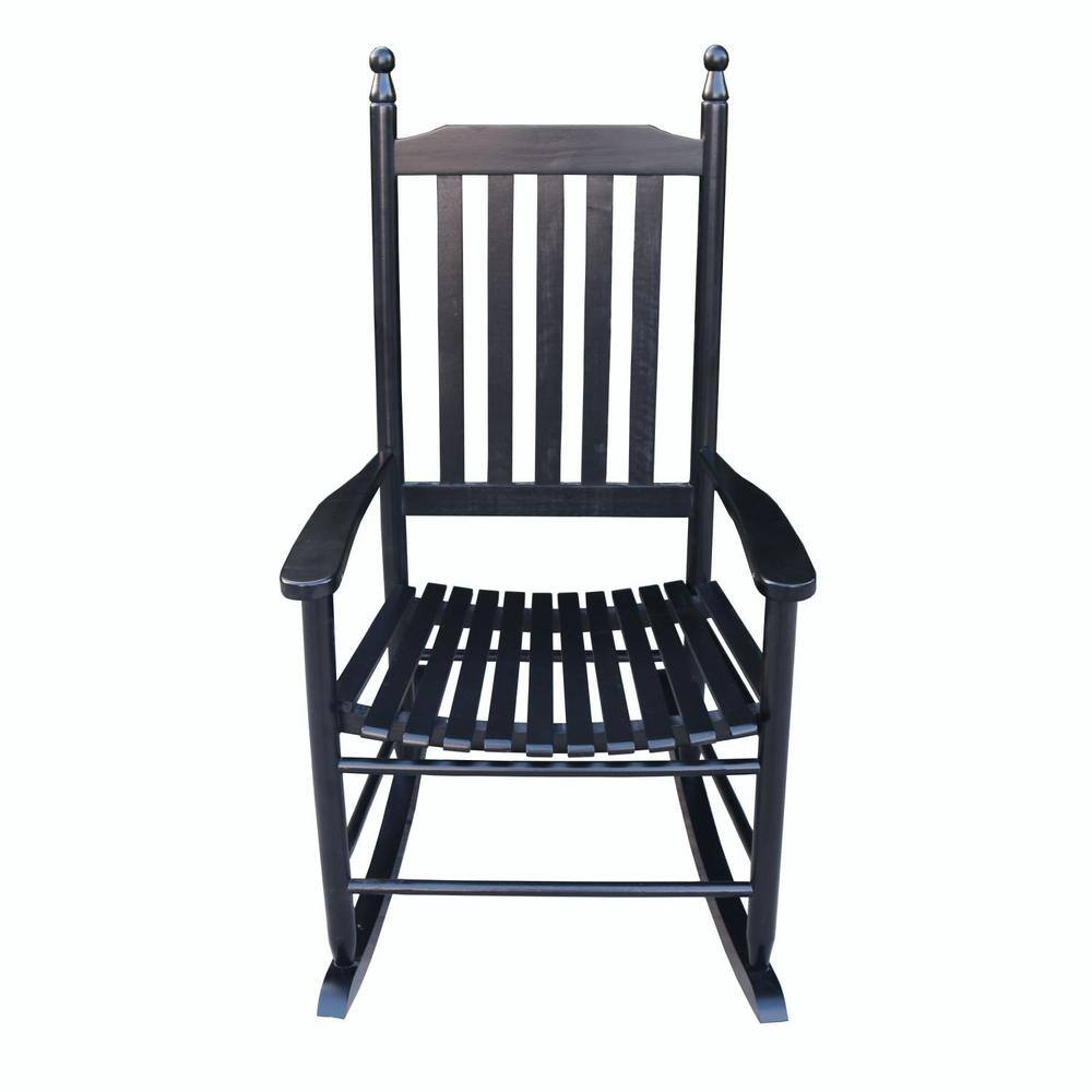Anky Black Wood Outdoor Rocking Chair price history on PriceWatchPro