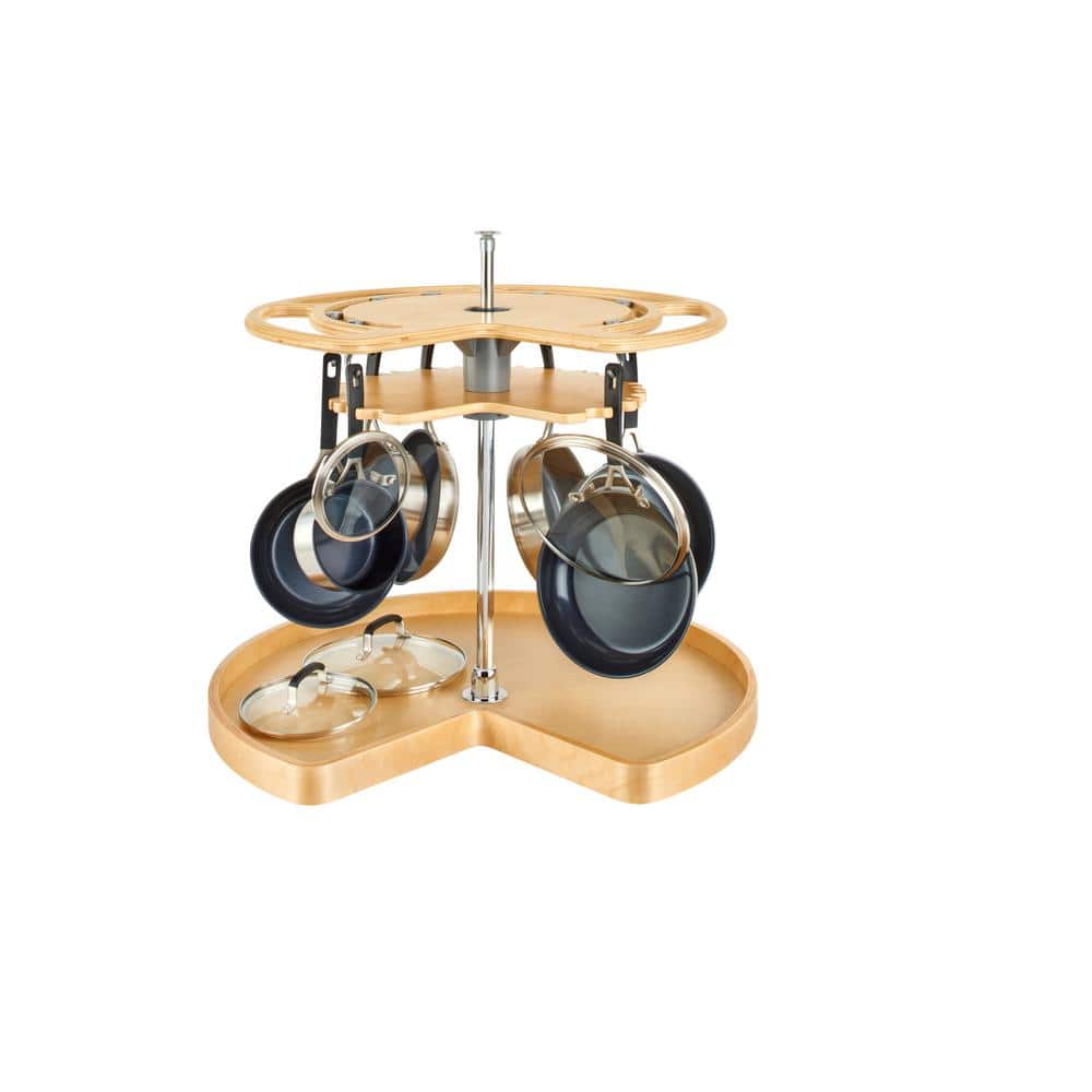 28 in. Wood Not-So-Lazy Susan 7-Hook Organizer price history on PriceWatchPro