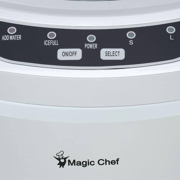 Magic Chef 27 lbs. Portable Countertop Ice Maker in Stainless Steel  HNIM27ST - The Home Depot