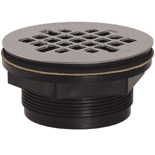 Unbranded 2 in. Black ABS Shower Drain with Strainer