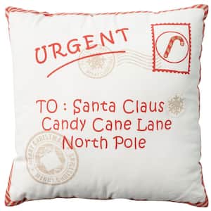 Holiday Pillows Multicolor Modern and Contemporary 18 in. x 18 in. Square Throw Pillow