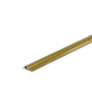 36 in. x 84 in. Flat Profile Door Jamb Brite-Dip Gold Weatherstrip Kit