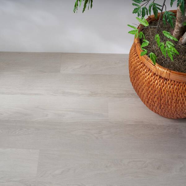 Duren Washed Oak 6 in. x 8 in. Glue Down Luxury Vinyl Tile Sample
