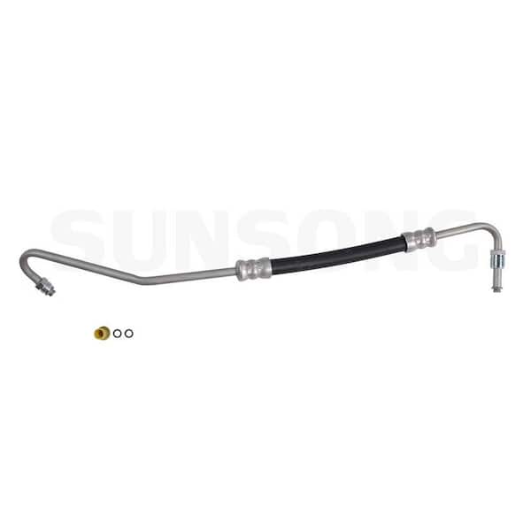 Sunsong Power Steering Pressure Line Hose Assembly - Hydroboost To Gear