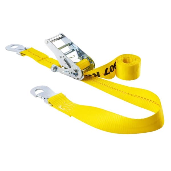 Keeper 2 in. x 8 ft. 2,000 lbs. Auto Ratchet Tie Down Straps 04106 - The  Home Depot