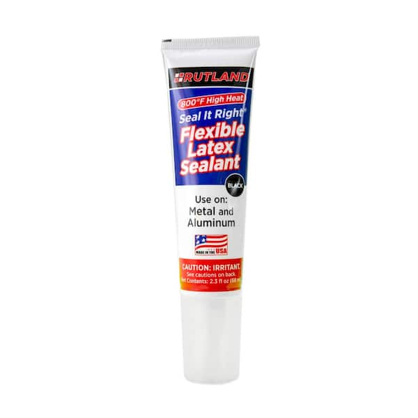 2.3 fl. oz. Tube, Seal It Right Latex Sealant, Black