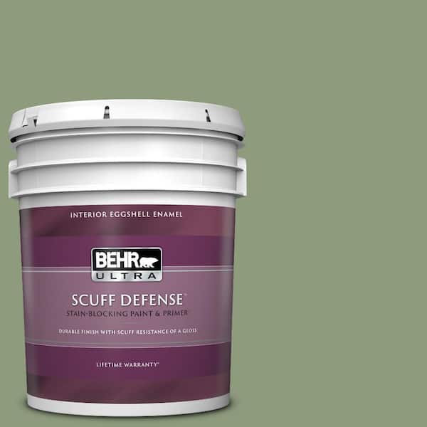 BEHR ULTRA 5 gal. #ICC-76 Herbal Scent Extra Durable Eggshell Enamel Interior Paint & Primer