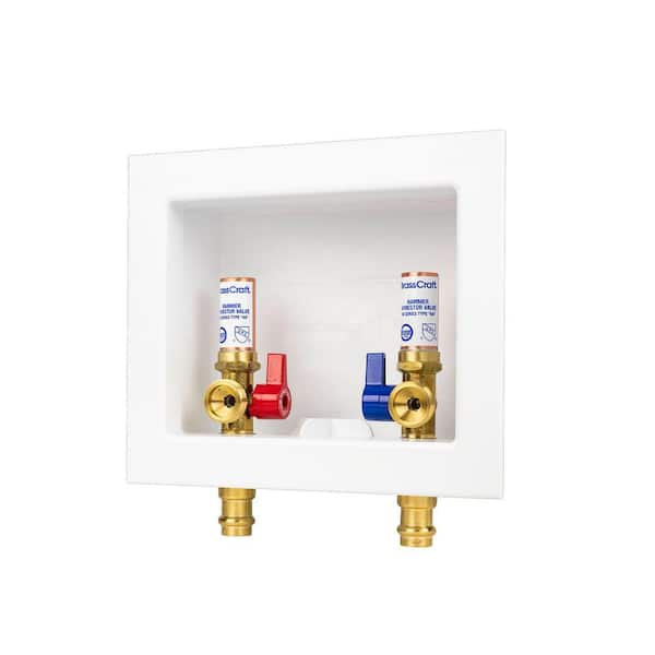 1/2 in. NOM Press Connect x 3/4 in. Garden Hose with 1/4 Turn Brass Ball Valves and Hammer Arrestors