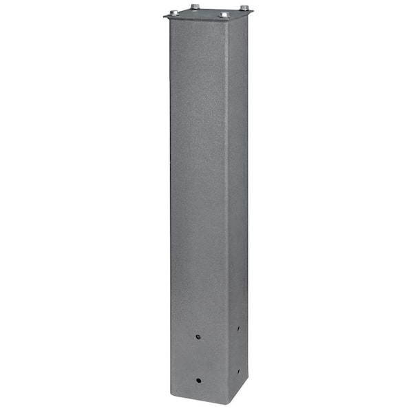 Mail Boss 27 in. Galvanized Steel Surface Mount Mailbox Post