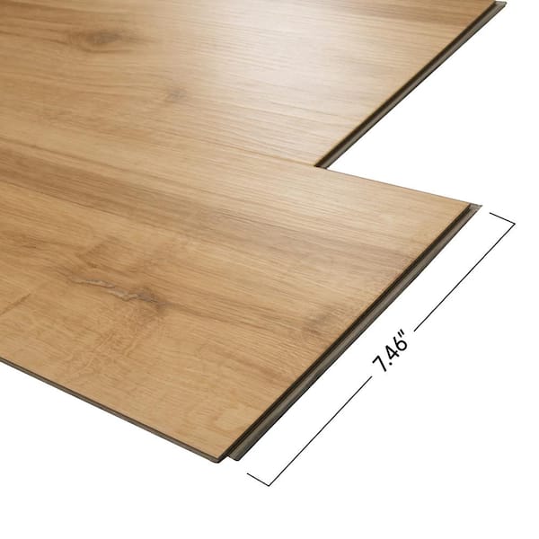Glastonbury Grove Oak 22 MIL x 7.4 in. W x 47.8 in. L Waterproof Click Lock Luxury Vinyl Plank Flooring (19.8 sqft/case)