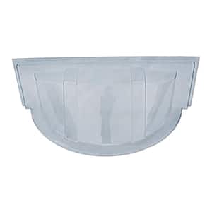 39 in. W x 17 in. D x 15 in. H Economy Round Bubble Window Well Cover