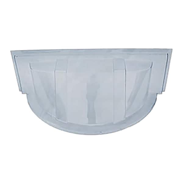 SHAPE PRODUCTS 39 in. W x 17 in. D x 15 in. H Economy Round Bubble Window Well Cover