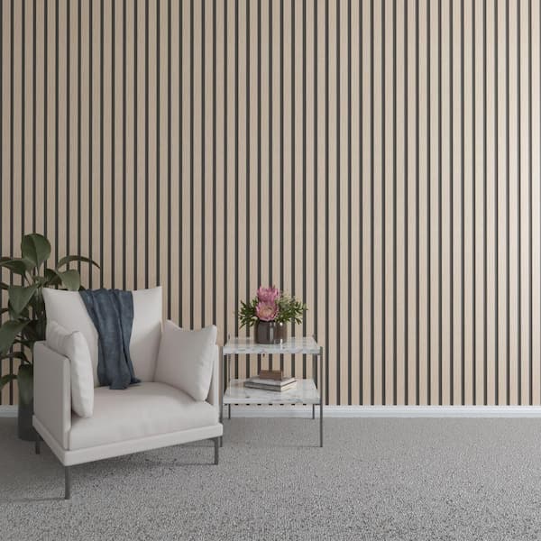Ekena Millwork 47 in. H x 2 in. W Slatwall Panels in Red Oak 22-Pack