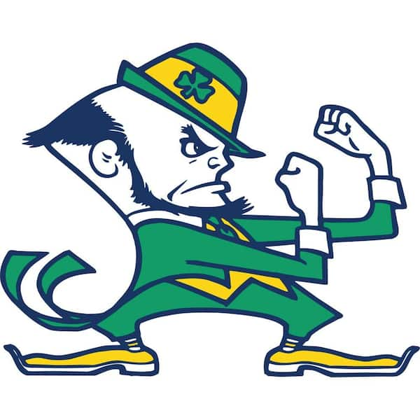 Fathead 47 in. x 37 in. Notre Dame Fighting Irish Logo Wall Decal