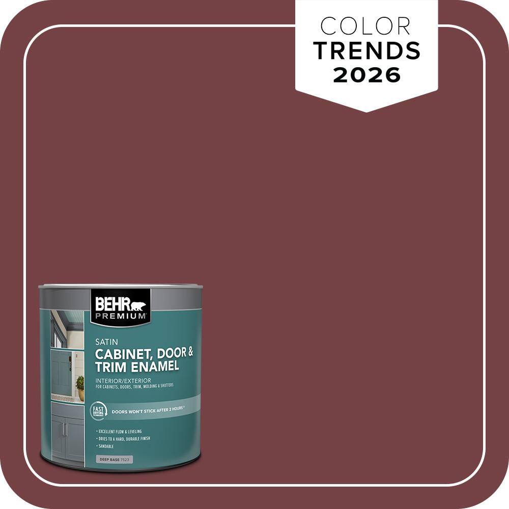 1 qt. #MQ1-15 Rumors Satin Enamel Interior/Exterior Cabinet, Door & Trim Paint price history on PriceWatchPro