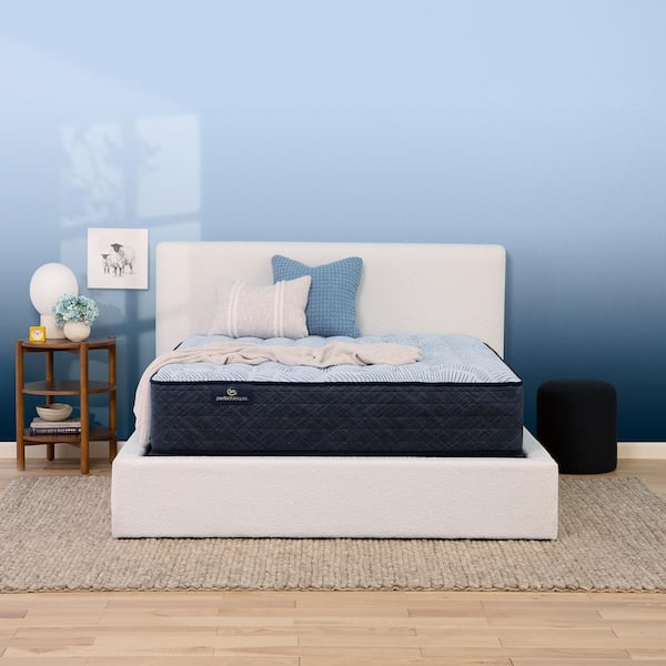 Serta Perfect Sleeper Nurture Night Twin XL Medium 13.5 in. Mattress Set with 9 in. Foundation