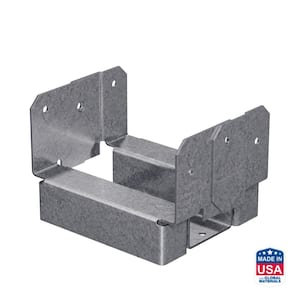 ABA ZMAX Galvanized Adjustable Standoff Post Base for 4x4 Actual Rough Lumber