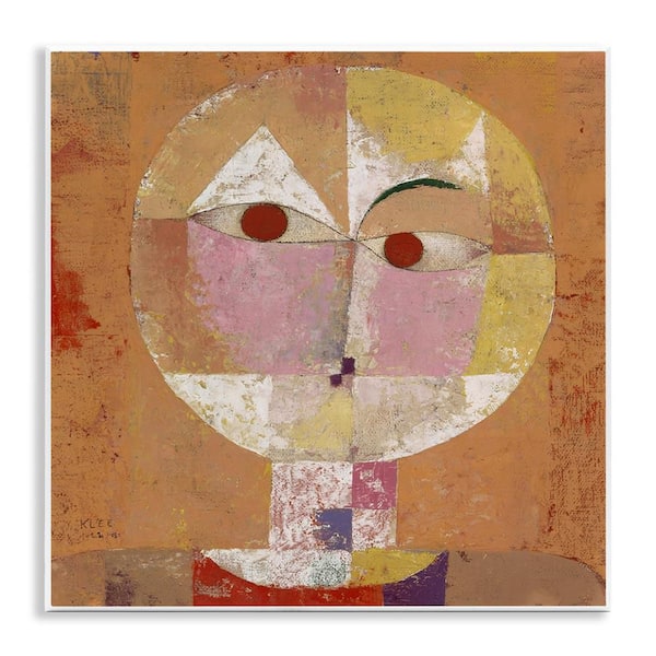 Stupell Industries Classic Senecio Paul Klee by one1000paintings Unframed Abstract Graphic Art Print 12 in. x 12 in.