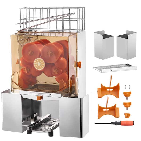 SKYSHALO Commercial Orange Juicer Machine 120-Watt Automatic Juice Extractor Orange Squeezer for 20 Oranges Per Minute