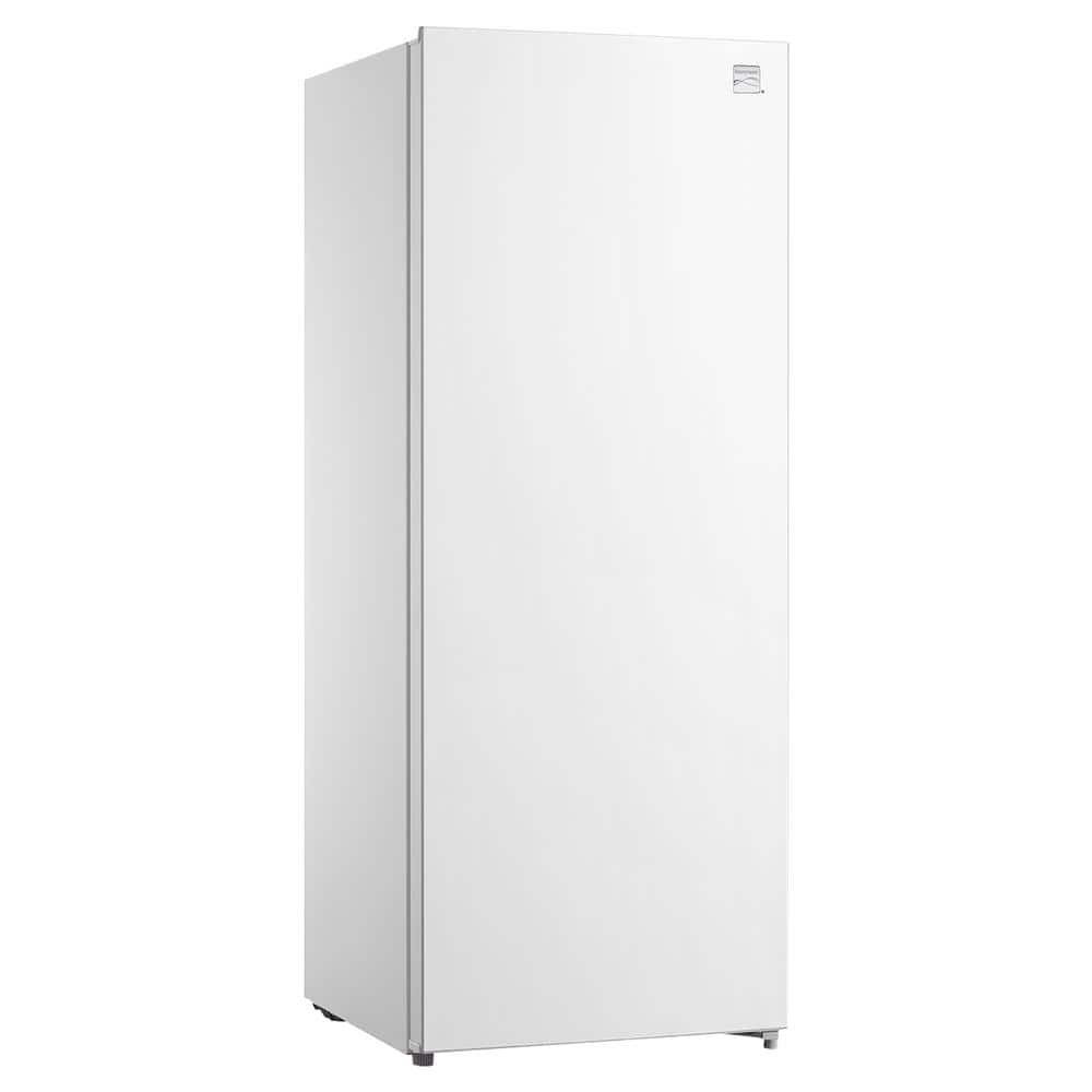 21.65 in. 7 cu. ft. Convertible Freezer, Manual Defrost Upright Freezer With Reversible Door Garage Ready in White
