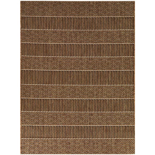 Hampton Bay Indoor Outdoor Area Rug Natural/Flat Woven 8 buy ft. x 10 ft.