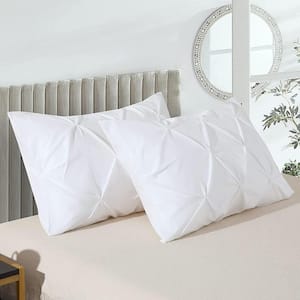 30"L x 20"W Pillow Shams Available for All Season, Queen Size, Ultra Cozy and Breathable, 2 Pack, White