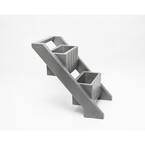 Angled Garden Bed in Dark Granite