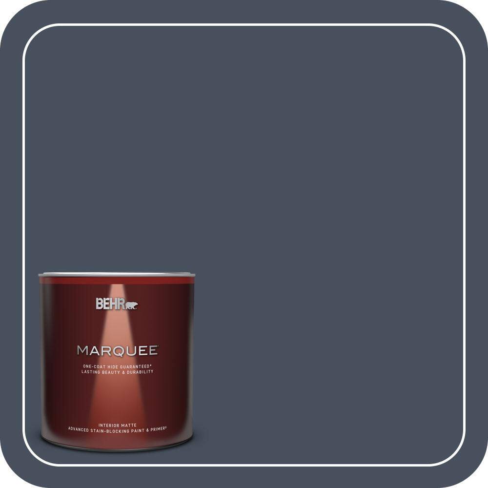 1 Qt. #S510-7 Dark Denim One-Coat Hide Matte Interior Paint & Primer price history on PriceWatchPro