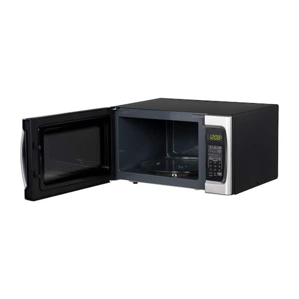 1.3 cu. ft. Countertop Microwave Oven with LED Light/SENSOR 1100-Watt in Stainless