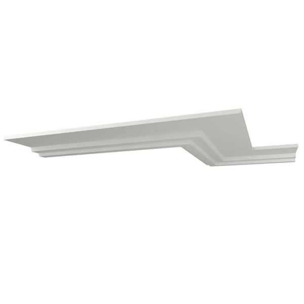 Kirizma 6.5 in. D x 6.5 in. W x 96 in. L Polyurethane Crown Moulding