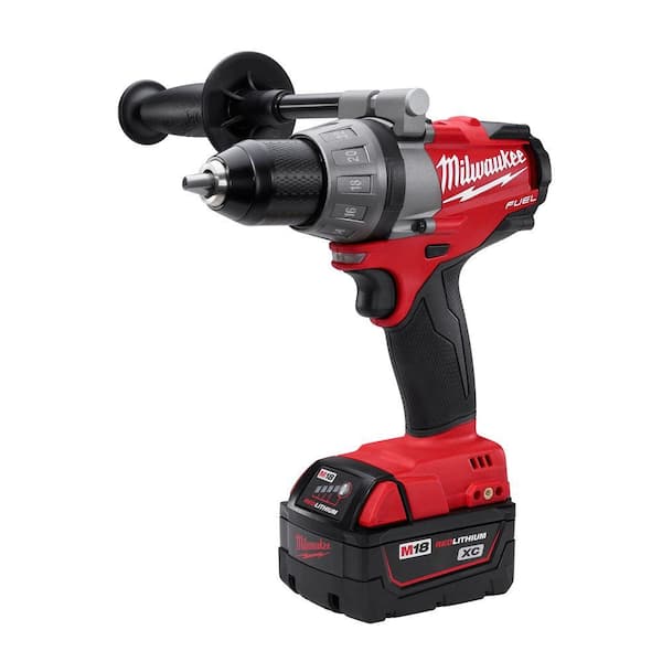 Milwaukee - M18 FUEL 18-Volt Lithium-Ion Brushless 1/2 in. Drill/Driver Compact Battery Kit