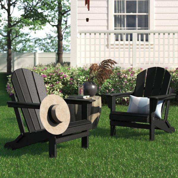 black adirondack chairs