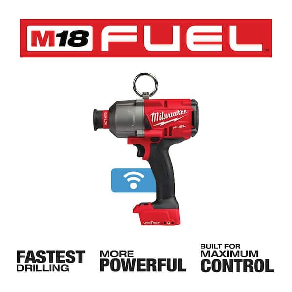 M18 FUEL ONE-KEY 18V Lithium-Ion Brushless Cordless 7/16 in. High Torque Impact Wrench w/ 5.0 Ah Battery