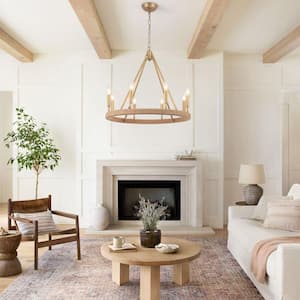 Hampton Bay Alta Loma 3-Light Dark Ridge Bronze Chandelier 27157