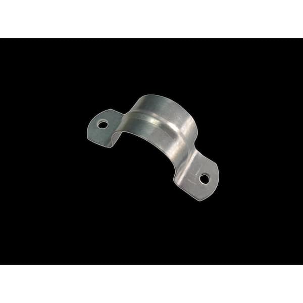 3/4 in. Galvanized Tube Strap, 2 Hole - 10 Pack