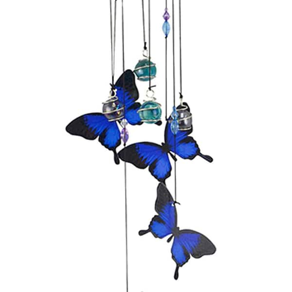 Blue Butterfly Small Fresh Wind Chimes 30*40cm(canvas) special