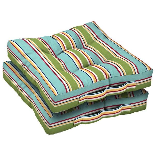 Arden Beach Stripe Deck Cushion, 2-Pack-DISCONTINUED