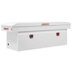 72 in. White Steel Full Size Deep Crossover Truck Tool Box