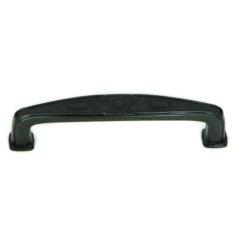 Edinborough 3-3/4 in. Center-to-Center Antique Black Cabinet Pull (25-Pack)