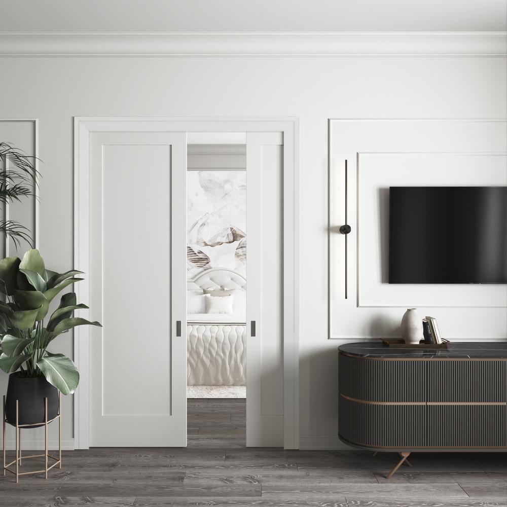 Primed White Pine Wood Finger-Jointed Door Casing Molding